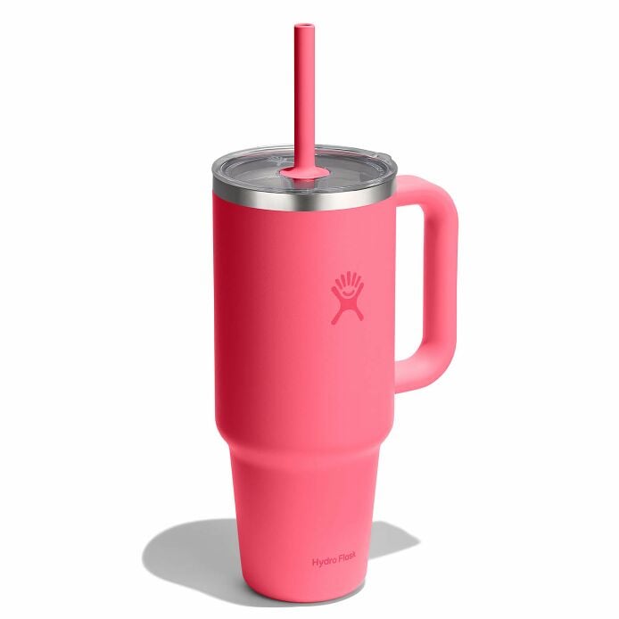 40-oz-travel-tumbler-m9 tt40pscc668-40-oz-travel-tumbler-clear-lid-popstar-pink-angled.jpg